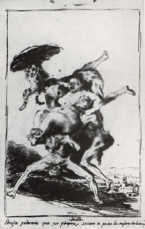 Francisco Goya Bruja poderosa que por ydropica China oil painting art